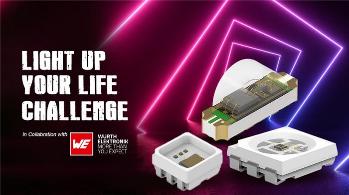 e絡(luò)盟社區(qū)攜手 Würth Elektronik 發(fā)起全球 LED 設(shè)計挑戰(zhàn)賽